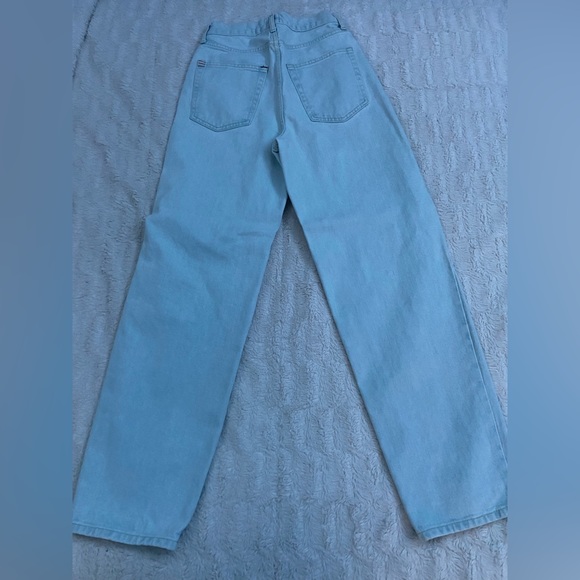 Baggy Boyfriend High Waist Light Blue Jeans - Picture 2 of 4